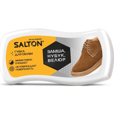 Salton губка волна для нубука замши велюра
