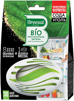 Breesal Био-поглотитель запаха для холодильника  80 г (24)