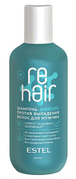 Estel rehair шампунь prebiotic против выпадения волос для мужчин 250 мл