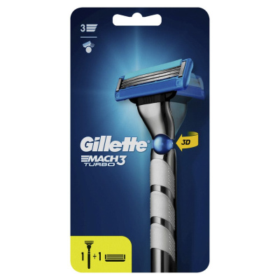 Gillette 3 3d станок+2 кассеты
