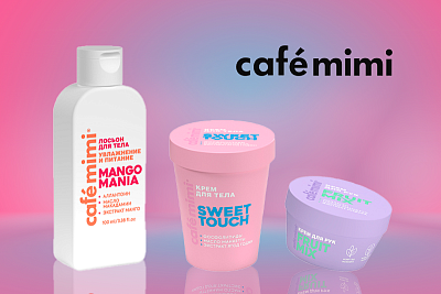 Новинки для ухода за телом от бренда Café Mimi