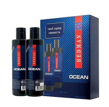 Rebman ocean подарочный набор шампунь 250 + гель для душа 250 муж