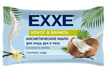 EXXE косметическое мыло кокос и ваниль флоу пак 75 гр