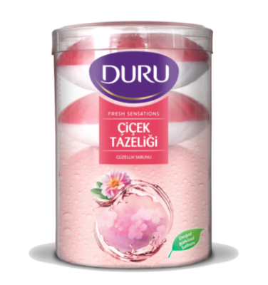 Duru мыло туалетное Fresh Цветочное облако 4шт по 100г