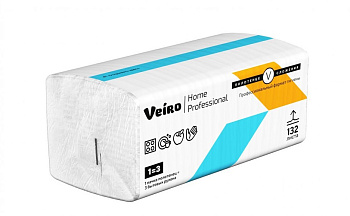 Veiro Home Professional полотенца для рук V - сложение 2-х слойные 1рул