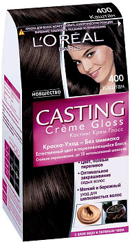Краска для волос L'OREAL Casting Creme Gloss 400 Каштан