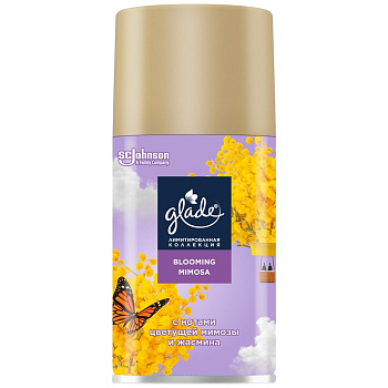 Glade automatic запасной баллон lto blooming mimosa 269 мл