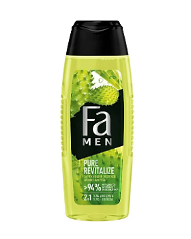 Fa men гель для душа мужской pure revitalize с ароматом кактуса 250мл