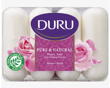 Duru Pure&Natural туалетное мыло наслаждение 4*100г