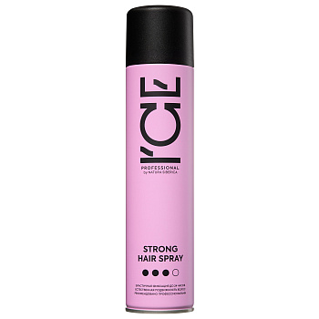 ICE Professional home strong hair spray лак для волос сильной фиксации 300 мл