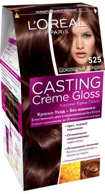 Краска для волос L'OREAL Casting Creme Gloss 525 Шоколадный фондан