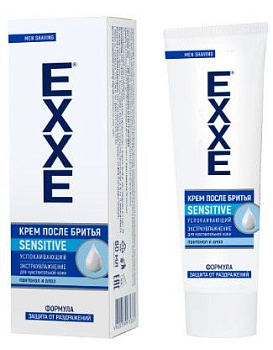 EXXE крем после бритья sensetive для чувствительной кожи 80 мл