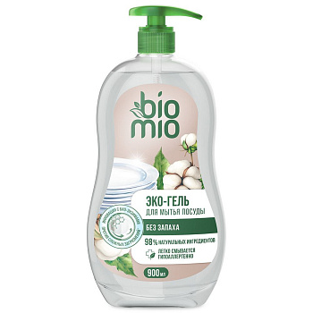 BioMio средство для мытья посуды без запаха 900 мл