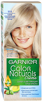Краска для волос GARNIER КОЛОР НЭЧРАЛС №111 Сильно осветляющий платиновый блондин