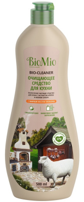 BioMio крем чистящий для кухни апельсин 500мл