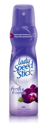 Lady Speed Stick дезодорант спрей Fresh Essence Чёрная Орхидея 150мл