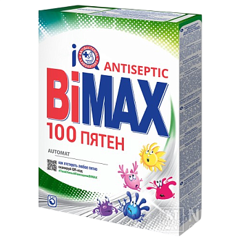 BiMax 100 пятен автомат стиральный  порошок 400 гг