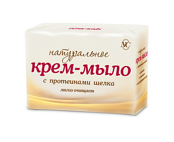 Невская Косметика мыло туалетное натуральное с протеинами шёлка 4шт