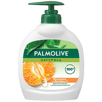 Palmolive жидкое мыло роскошная мягкость витамин с и мандарин 300 мл