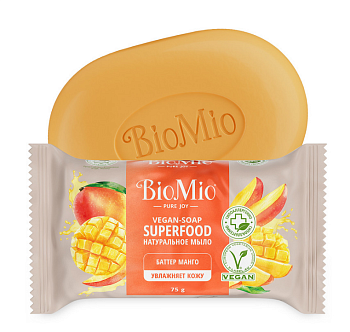 BioMio bio soap натуральное мыло манго 75 г