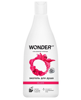 Wonder Lab экогель для душа 2в1 Sky pink 550мл