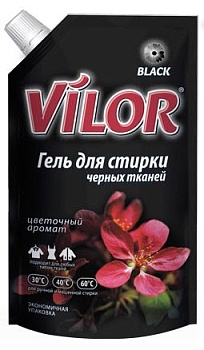 Vilor средство жидкое для стирки для чёрных и тёмных тканей 1л