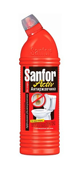 Sanfor Active средство для чистки и дезинфекции унитаза Антиржавчина 1л