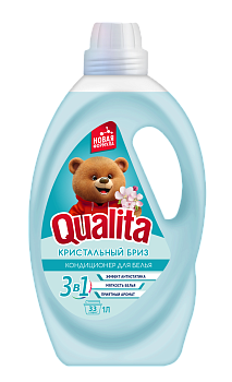 Qualita кондиционер для белья morning freshness флакон 1000 мл
