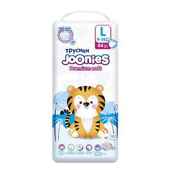 JOONIES Premium Soft Подгузники-трусики, размер L