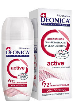 Deonica PROpharma антиперспирант-ролик Active 50мл