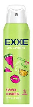 EXXE женский дезодорант свежесть и нежность fruit kiss 150 мл спрей