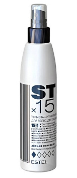 Estel двухфазный термозащитный спрей для волос 15 в1 st15 легкая фиксация 200мл Уценка