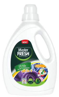 Master Fresh гель для стирки флакон 1,3 л