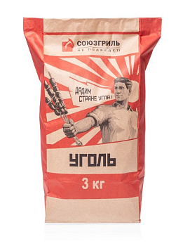 Союзгриль уголь 20 л 3 кг евро лес