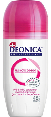 Deonica роликовый антиперспирант женский Pre-Biotic эффект 50мл