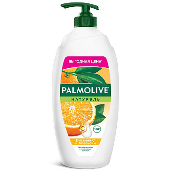 Palmolive Натурэль гель крем для душа женский витамин с и апельсин с увлажняющим молочком 750 мл