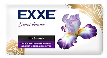 EXXE мыло парфюмированное sweet dreams аромат ириса и мускуса 140г 24шт в кор