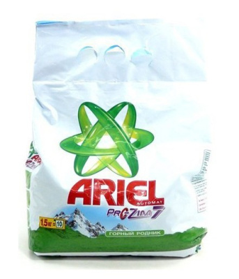 Ariel стиральный порошок автомат Горный родник 1,5кг