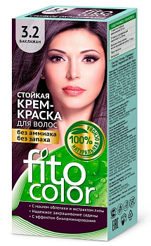 Фитокосметик краска для волос FitoColor тон 3.2 Баклажан