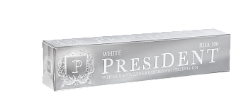 President зубная паста White (100 RDA) 75 мл