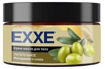 EXXE крем масло для тела питательное макадамия и олива 250 мл