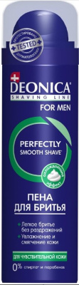 DEONICA FOR MEN пена для бритья для чувствительной кожи  240мл