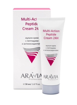 Aravia Professional Мульти-крем с пептидами и антиоксидантным комплексом для лица Multi-Action Peptide Cream 50 мл