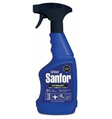 Sanfor чистящий спрей  для ванной комнаты 500 мл
