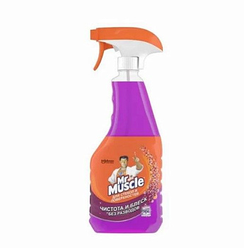 Mr Muscle чистящее средство для стёкол и поверхностей лаванда 530 мл