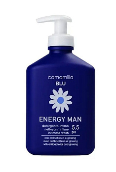 Camomilla Blu  гель для интимной гигиены energy man для мужчин  300 мл