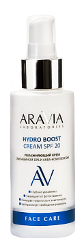 ARAVIA Laboratories увлажняющий крем с мочевиной 10% и аква комплексом hydro boost cream spf 20  100 мл