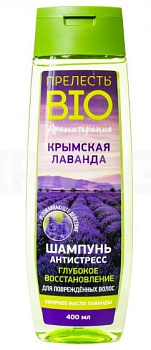 Прелесть био шампунь антистресс крымская лаванда 400 мл