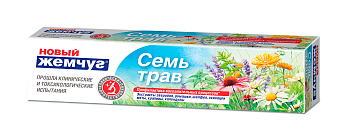 Новый Жемчуг зубная паста семь трав 75 мл