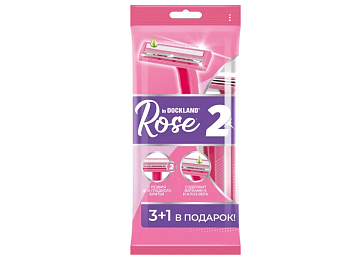 Dockland одноразовая бритва rose 2 4 шт